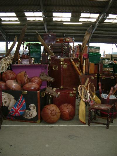 Lot - Two vintage suitcases by H. J. Cave and Sons of London one